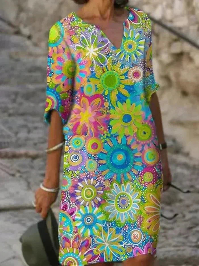 Soleil | Floral Midi Dress