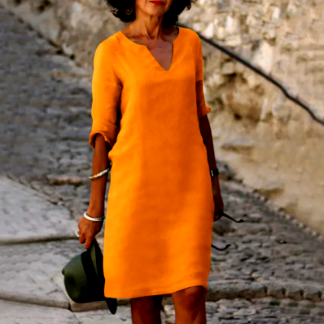 Amara | V-Neck Dress
