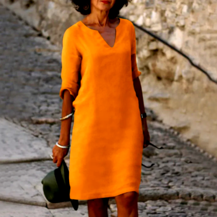 Amara | V-Neck Dress