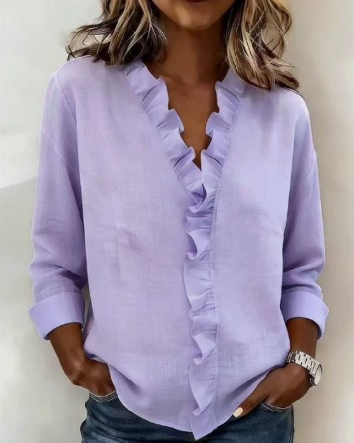 Elena | V-Neck Blouse