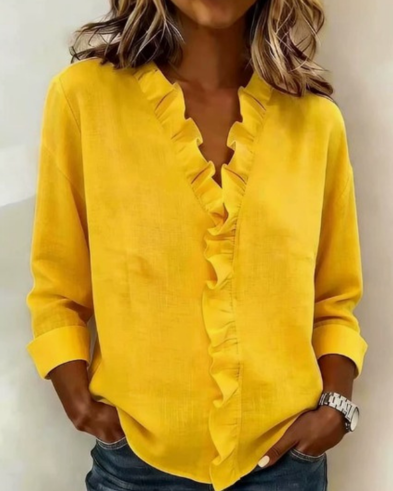 Elena | V-Neck Blouse