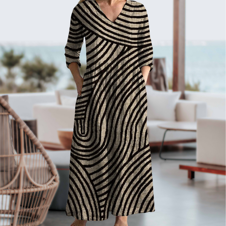 Lila | Vintage Striped Dress