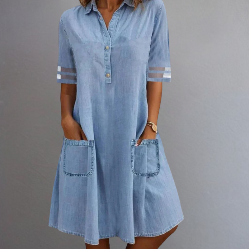 Sophie | Denim Mini Dress