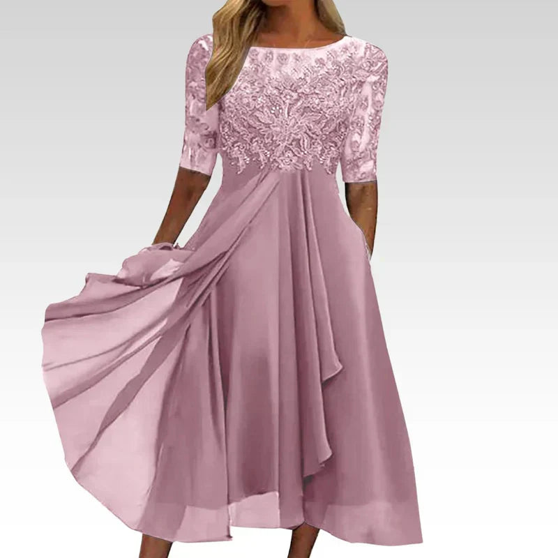 Amara | Lace Embroidered Dress