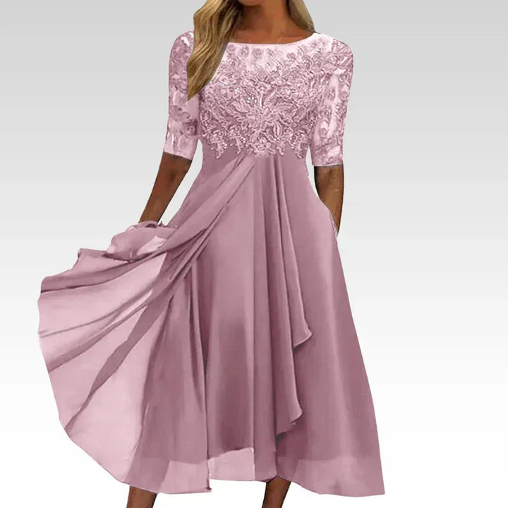 Amara | Lace Embroidered Dress