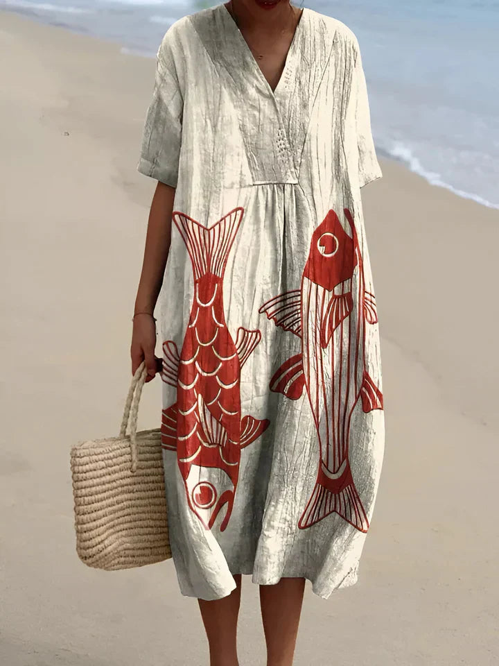 Mireille | Printed Summer Dress
