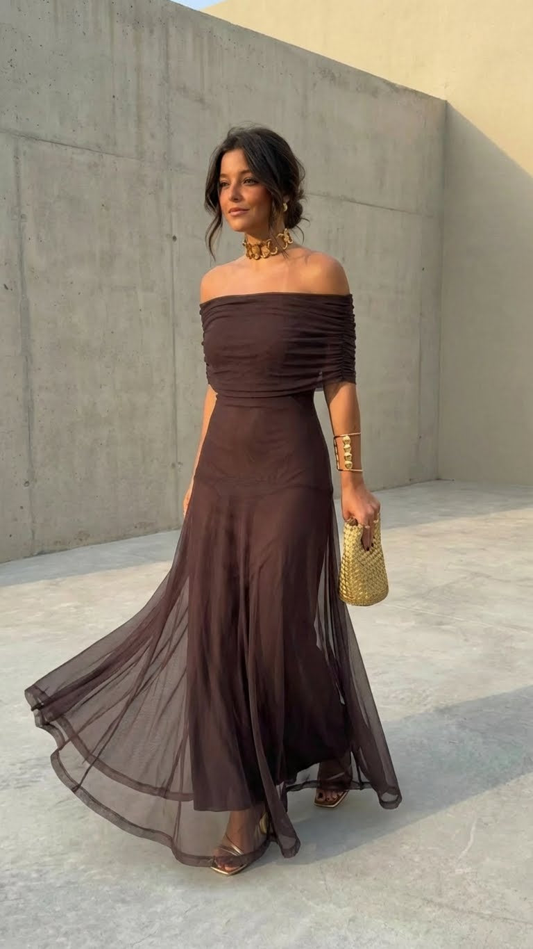 Clara | Off-Shoulder Dress