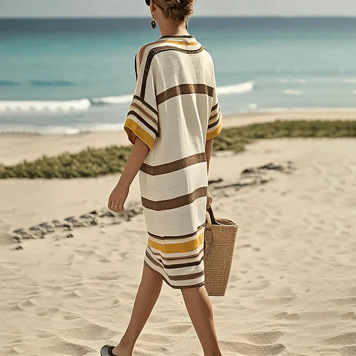 Livia | Striped Flowing Dress