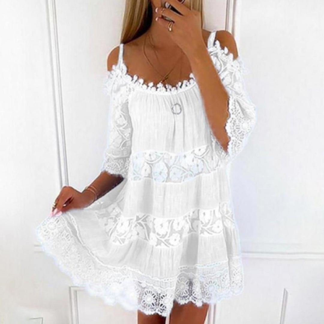 Lyra | Off-shoulder Lace Dress