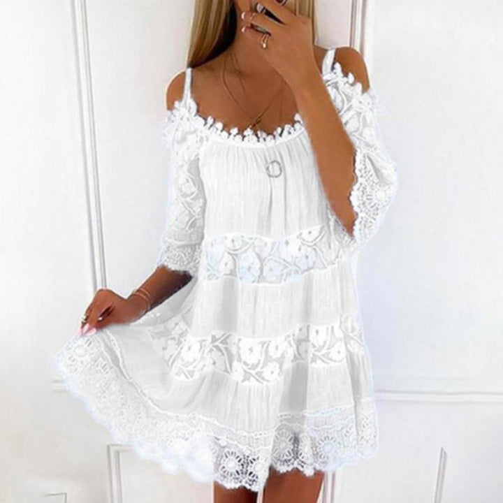 Lyra | Off-shoulder Lace Dress