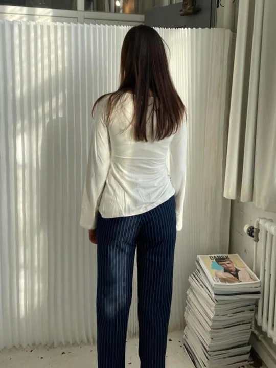 Amara | Fitted Long Sleeve Top