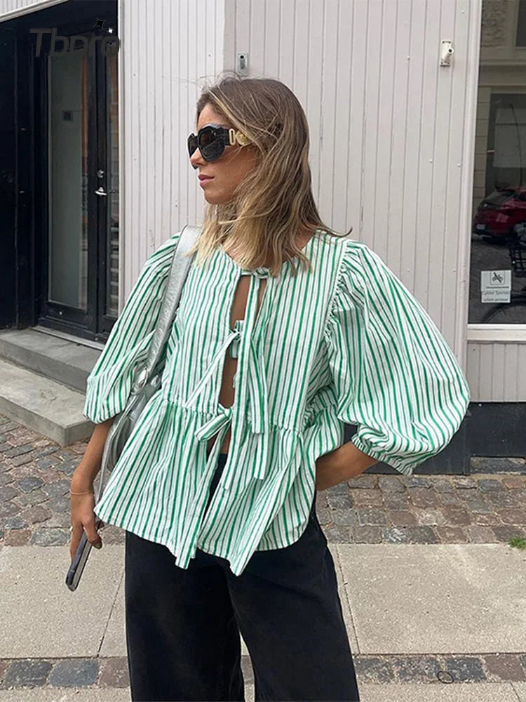 Elena | Puff Sleeve Blouse