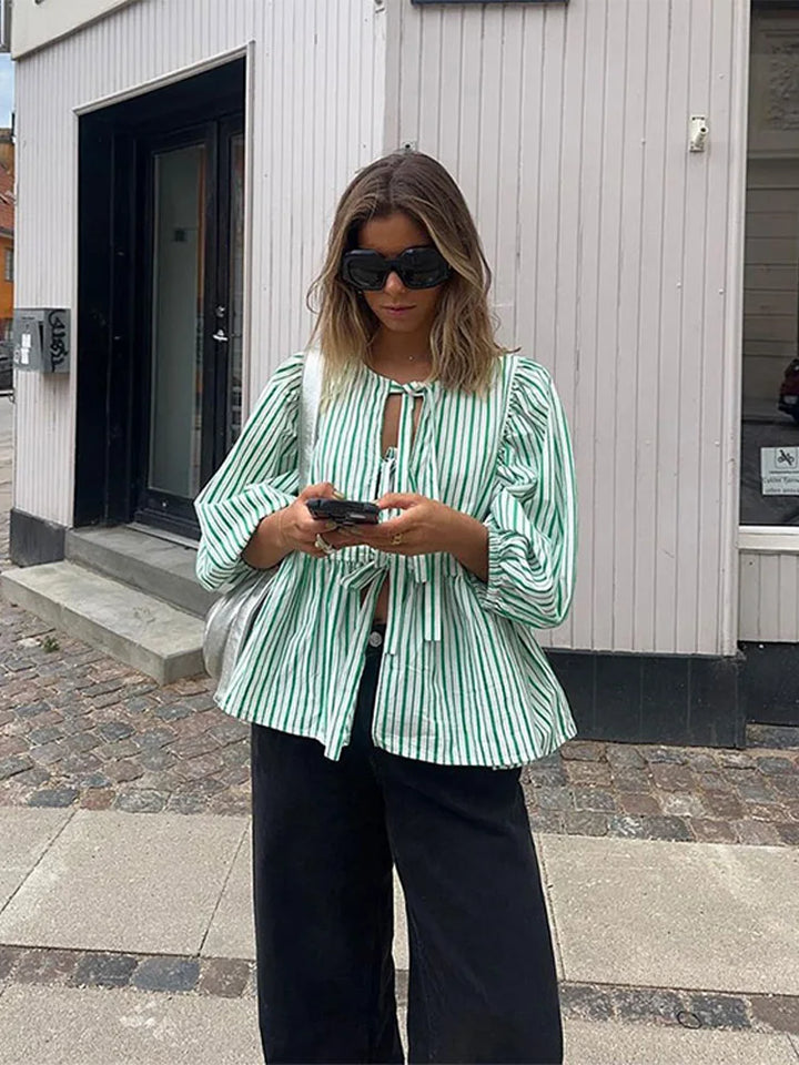 Elena | Puff Sleeve Blouse