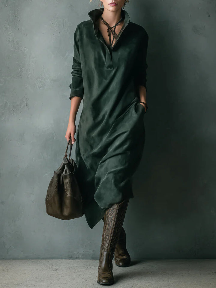 Aurelia | Relaxed Velvet Dress