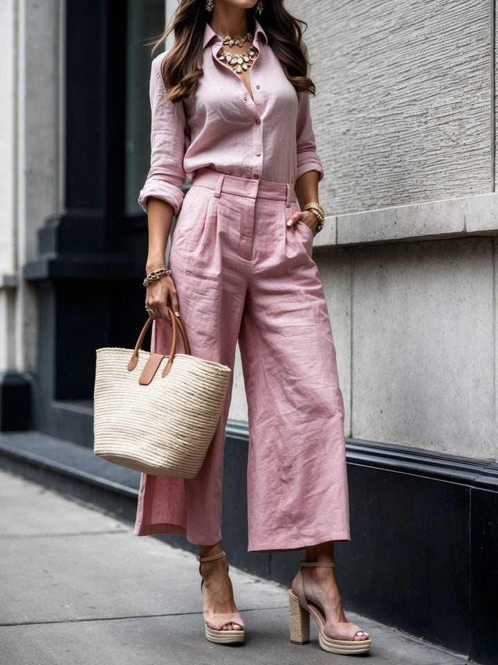 Clara | Elegant Shirt Set
