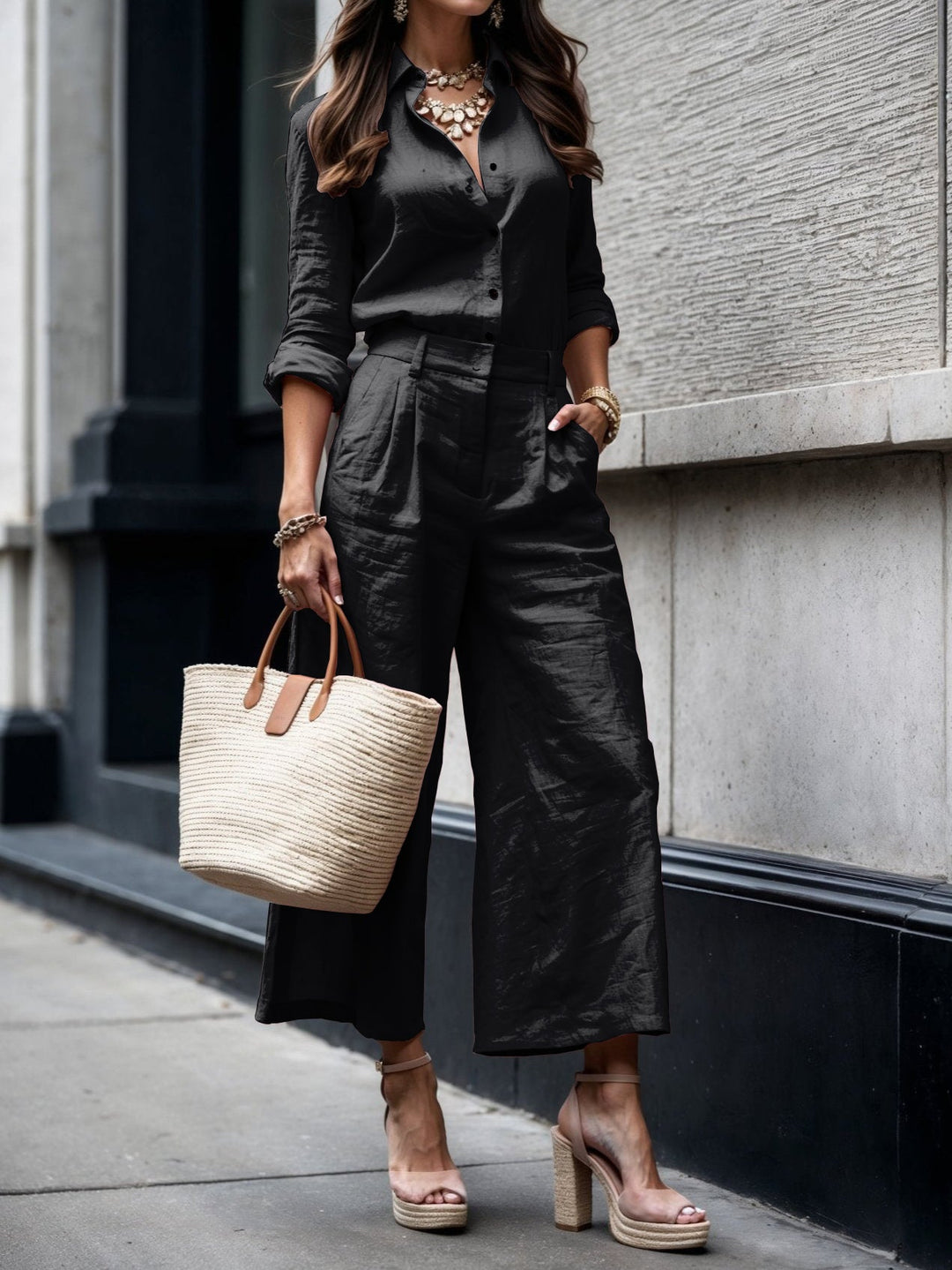 Clara | Elegant Shirt Set