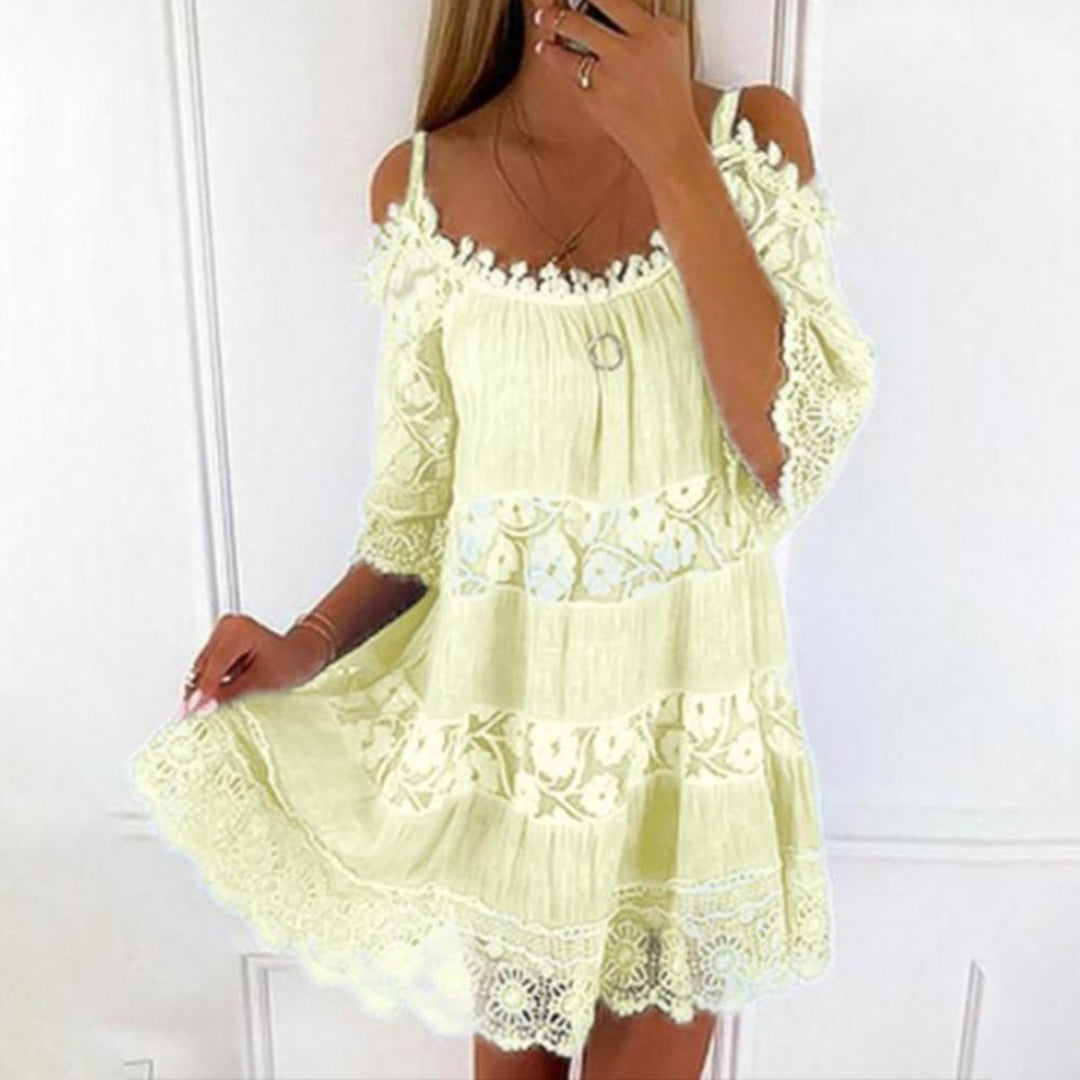 Lyra | Off-shoulder Lace Dress