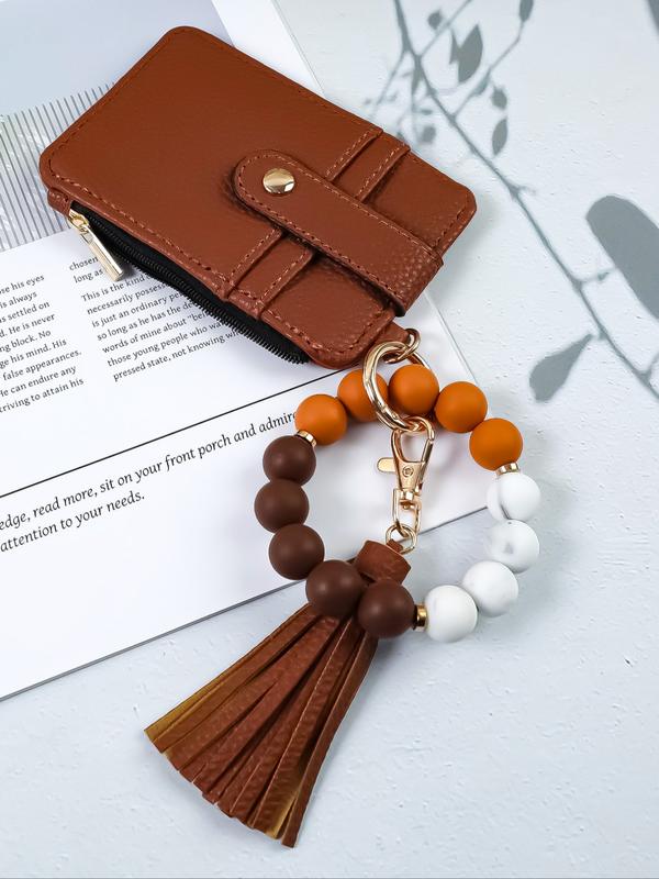 Monica Secrets | Trendy Keychain with Beads and Tassel
