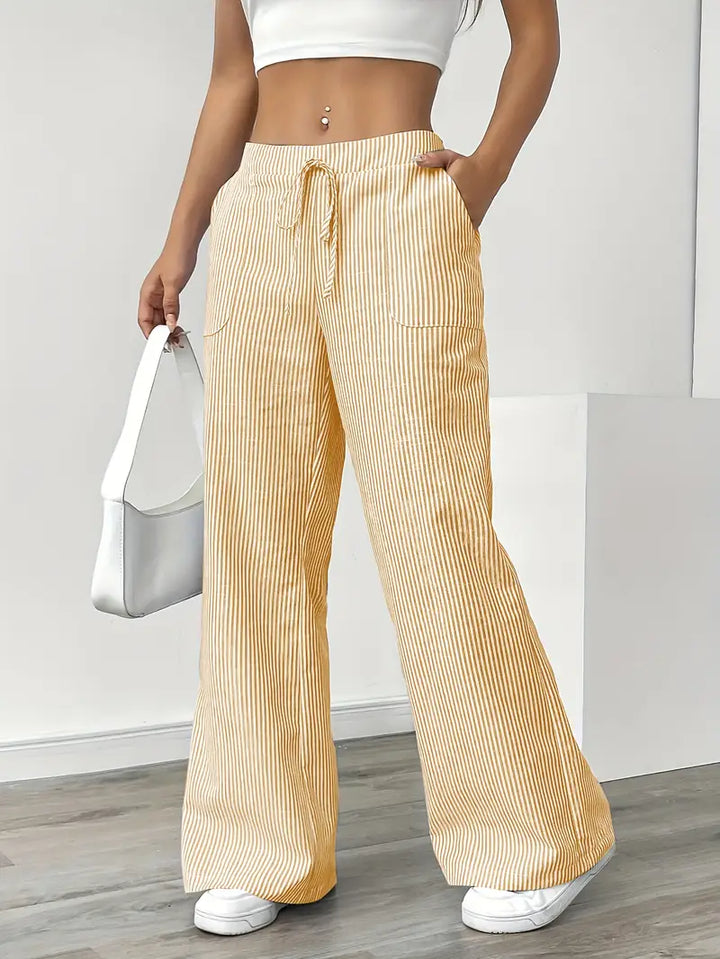 Clara | Relaxed Stripe Pants