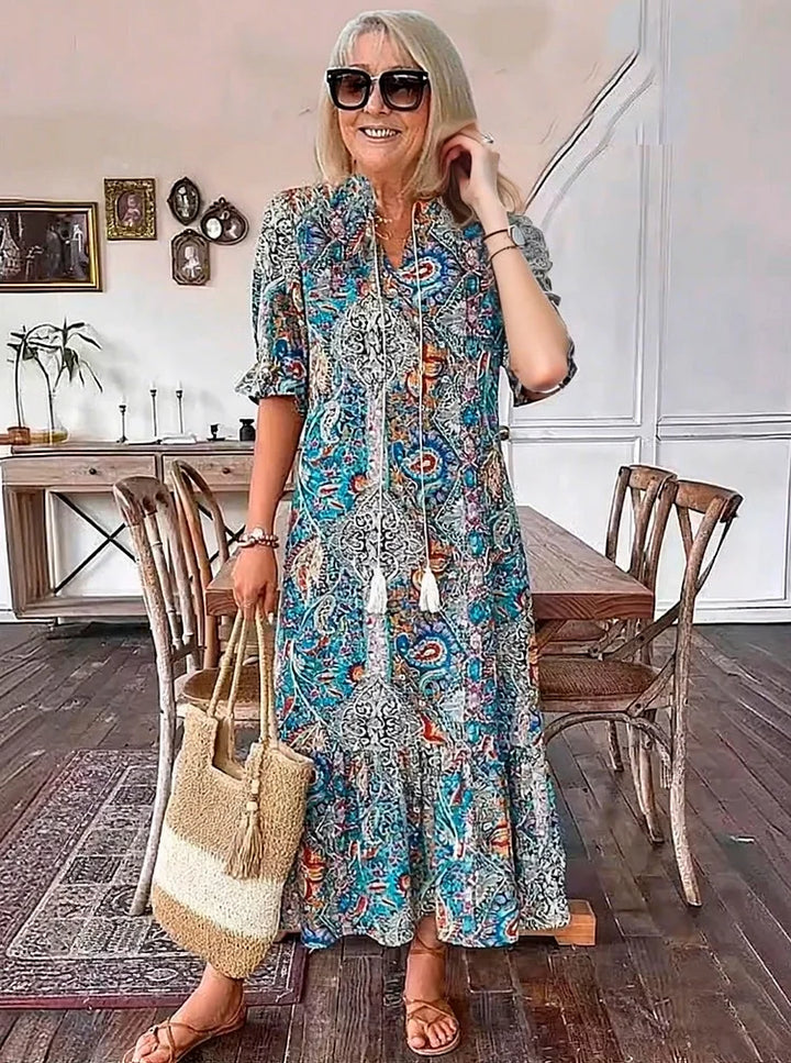 Isolde | Boho Maxi Dress