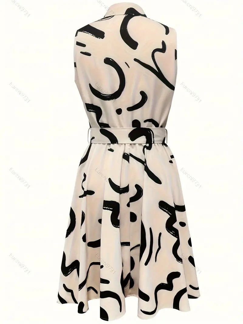 Adelaide | Sleeveless Shirt Dress