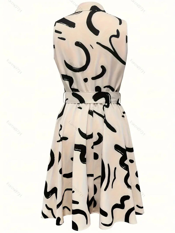 Adelaide | Sleeveless Shirt Dress