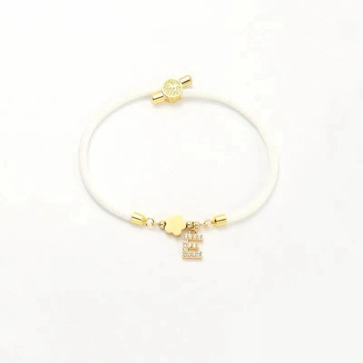 Adjustable Shape Letter Initial Bracelets