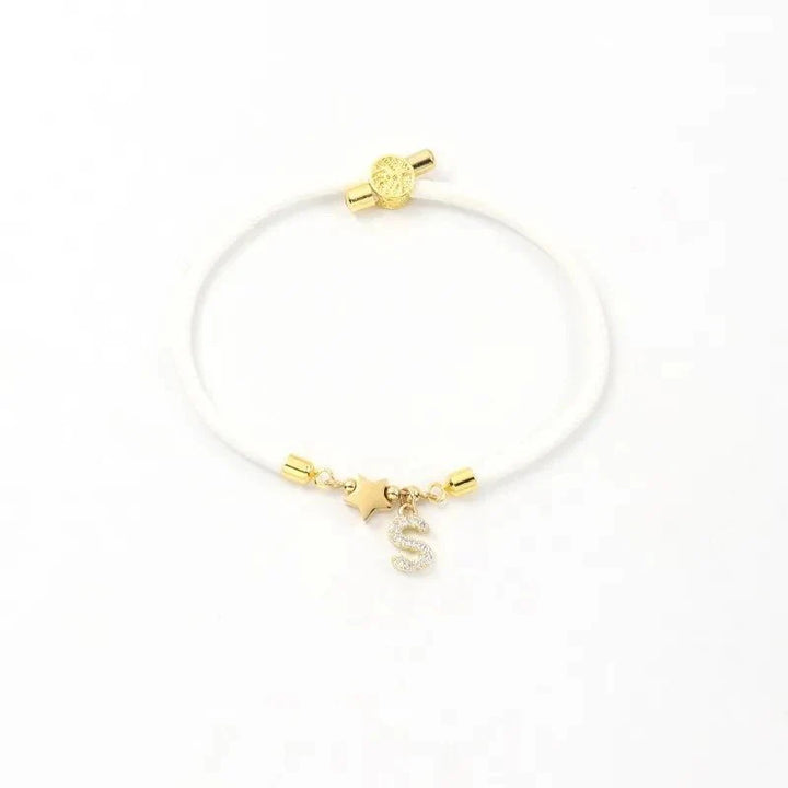 Adjustable Shape Letter Initial Bracelets