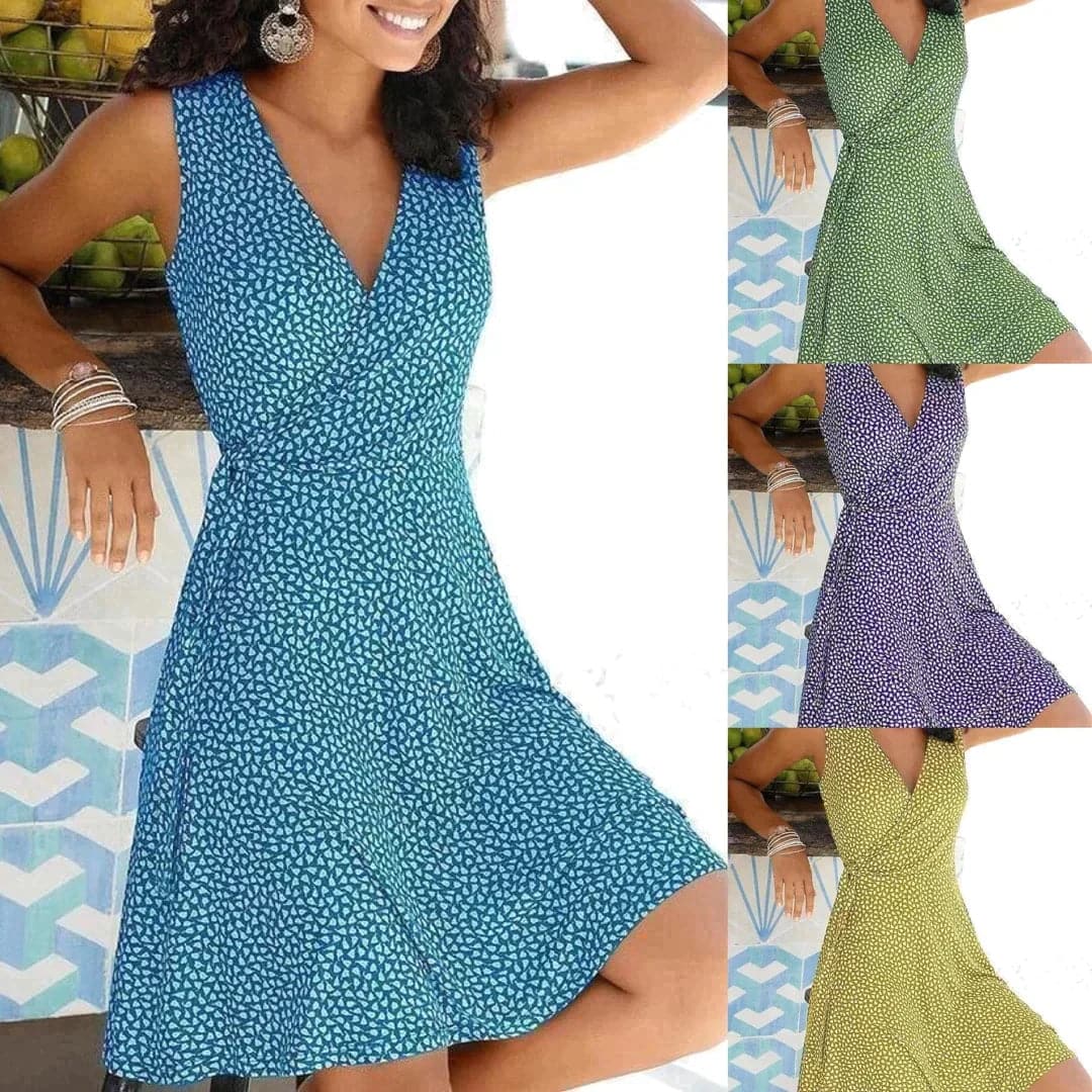 Cassandra | Sleeveless A-line Dress