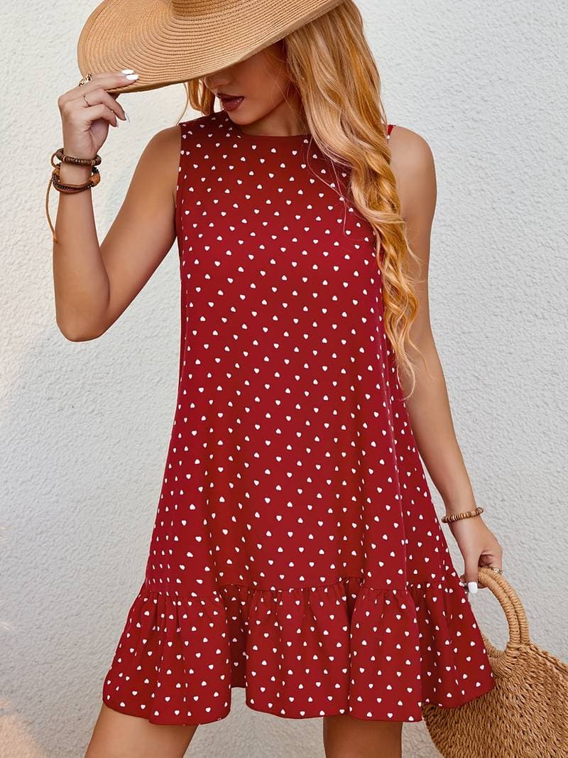 Elena | Sleeveless A-line Dress