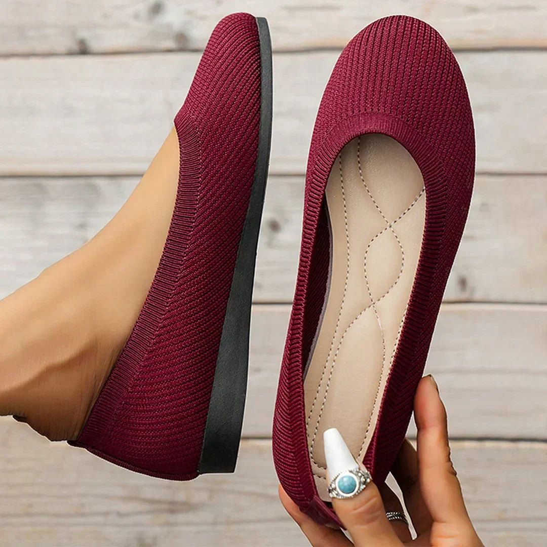 Seraphina | Knit Ballerina Flats