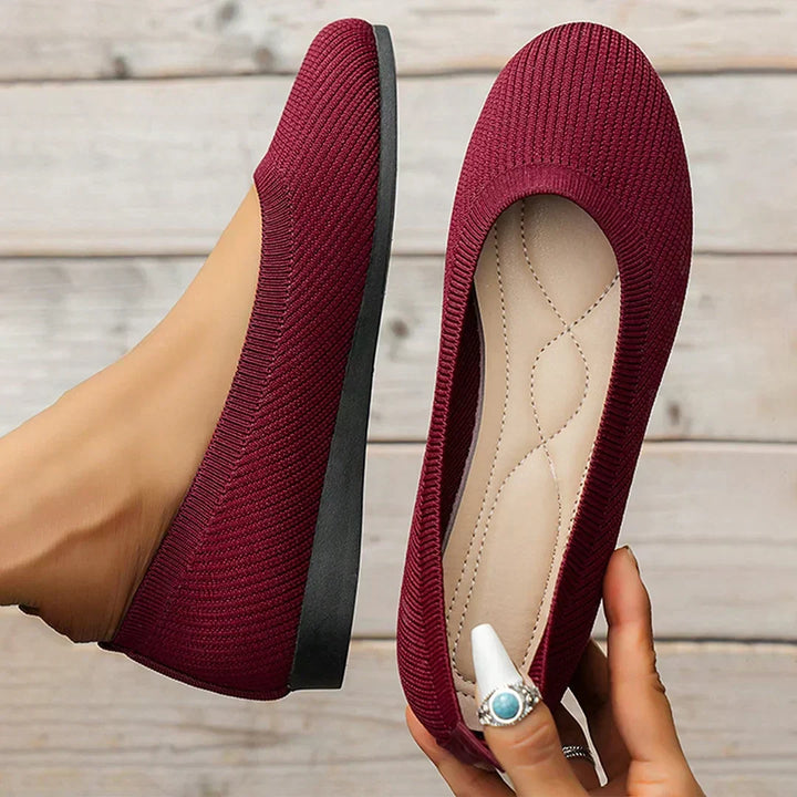 Seraphina | Knit Ballerina Flats