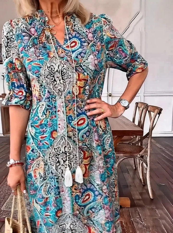 Isolde | Boho Maxi Dress