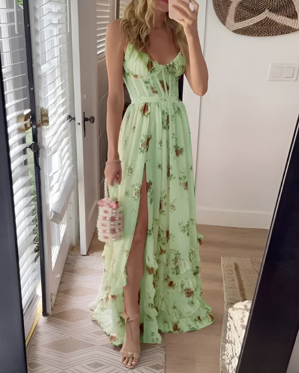 Monica Secrets | Floral Breeze Maxi Dress