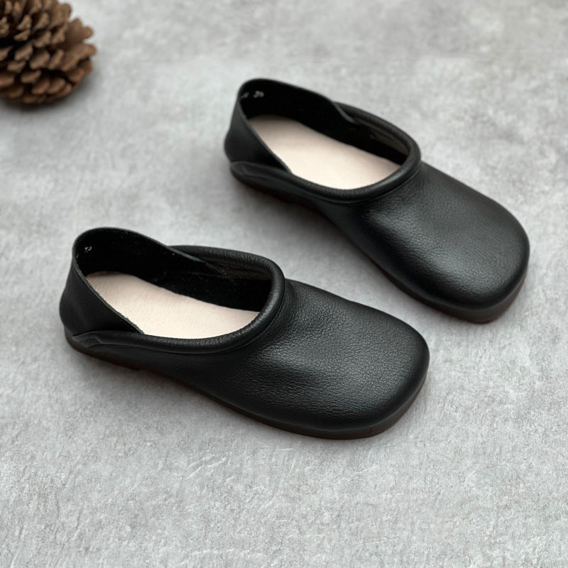 Nina | Leather Flats
