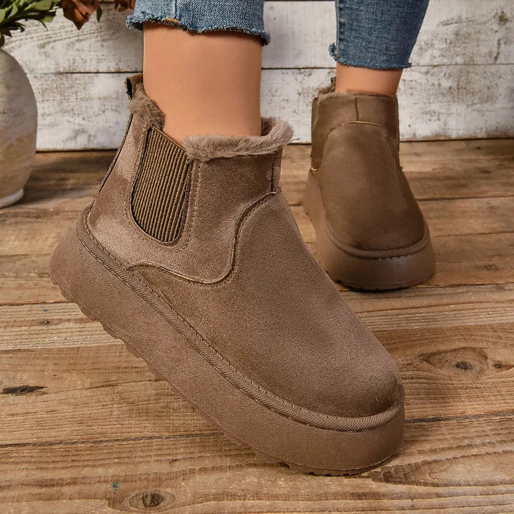 Monica Secrets | Plush Platform Boots