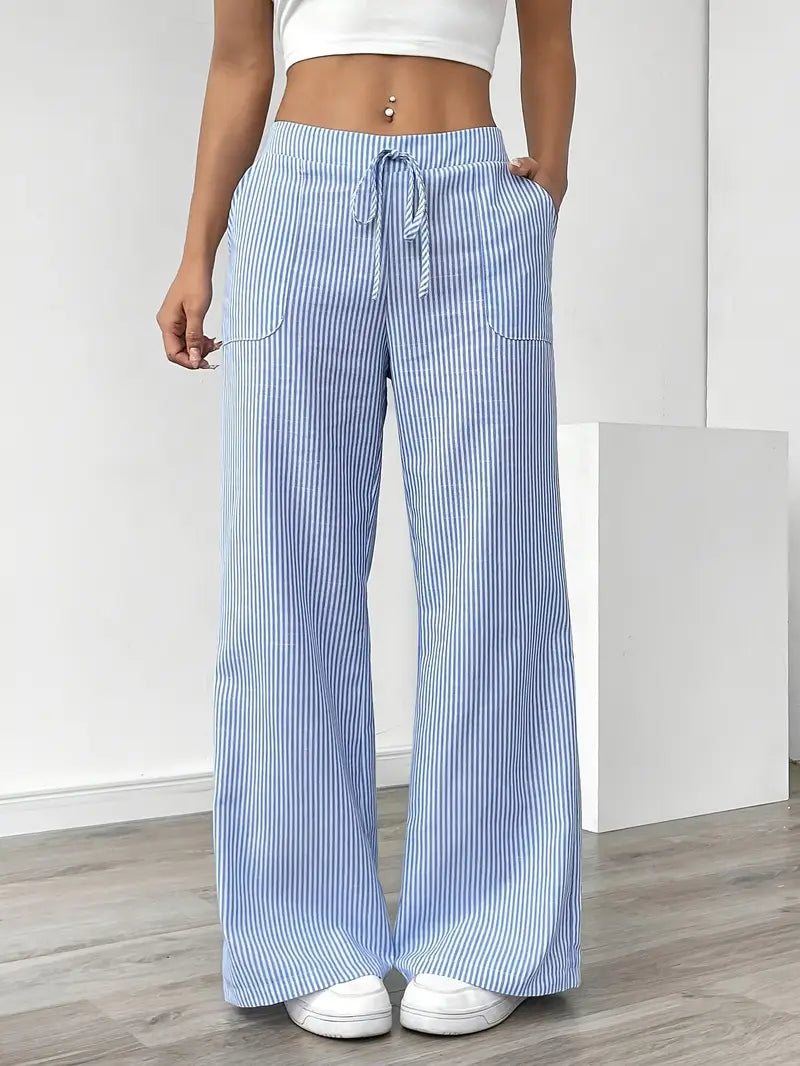 Clara | Relaxed Stripe Pants