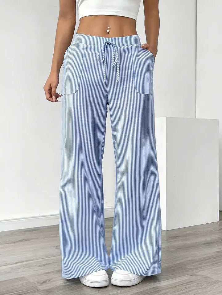 Clara | Relaxed Stripe Pants