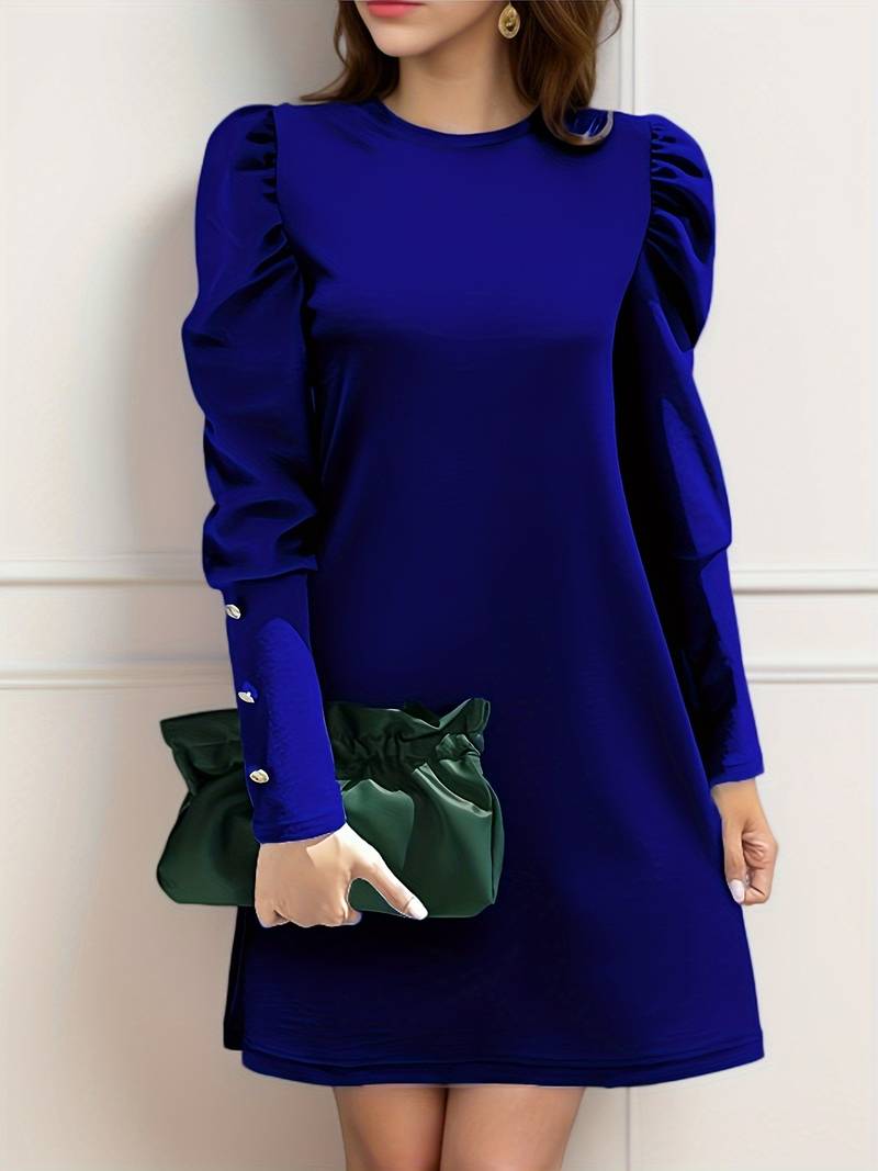 Isolde | A-Line Long Sleeve Dress