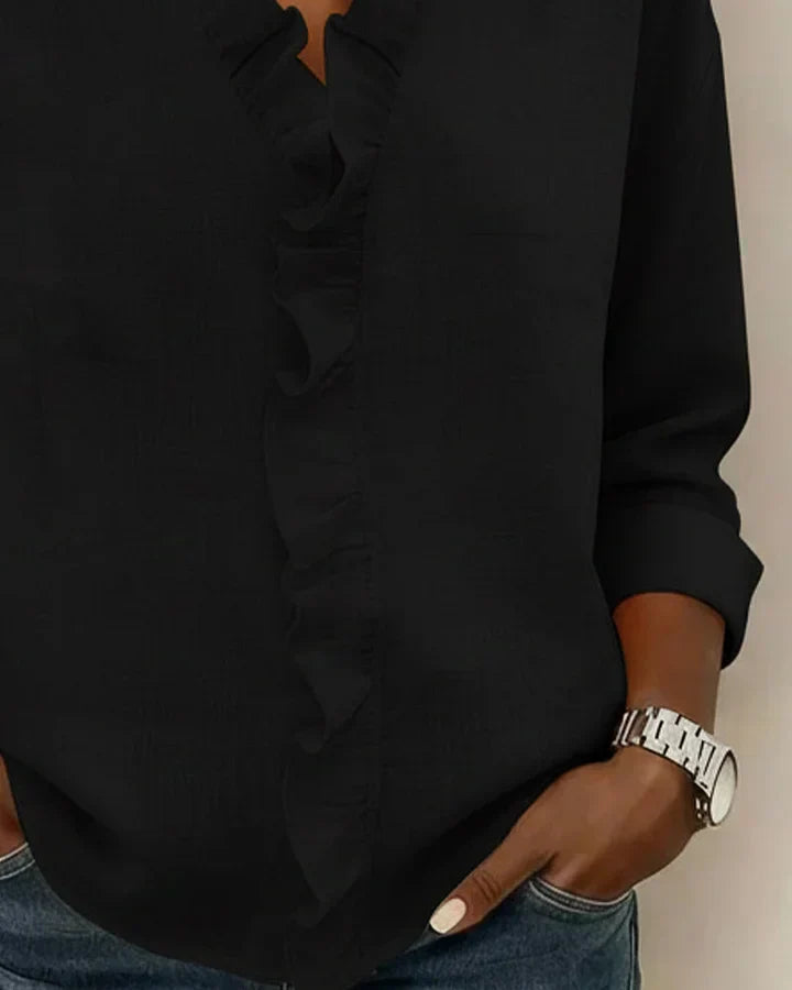 Elena | V-Neck Blouse