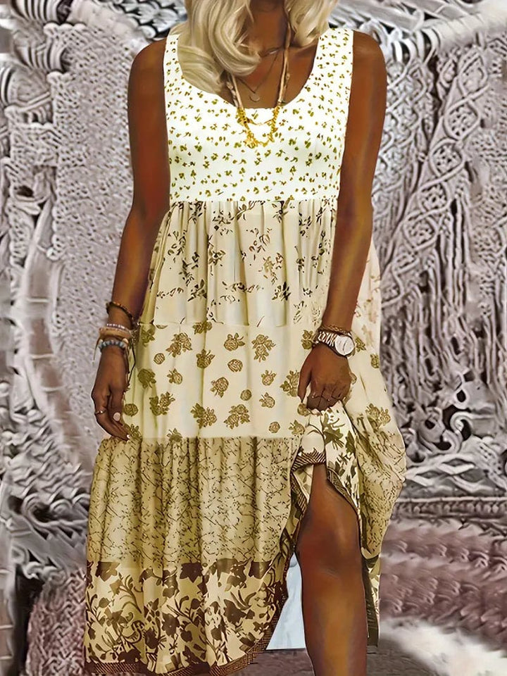 Mireille | Sleeveless Bohemian Dress