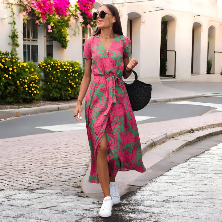 Isolde | Floral Wrap Dress