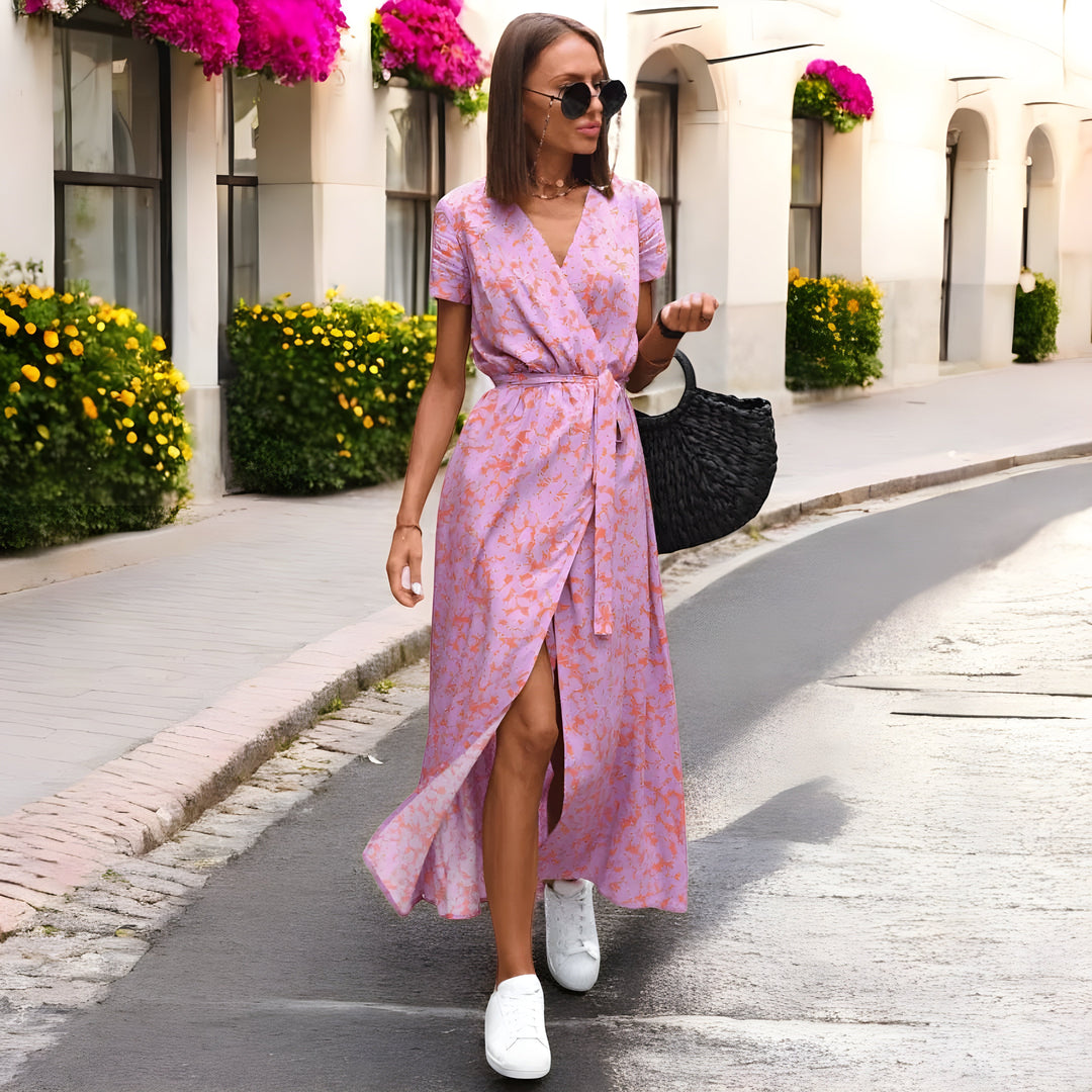 Isolde | Floral Wrap Dress