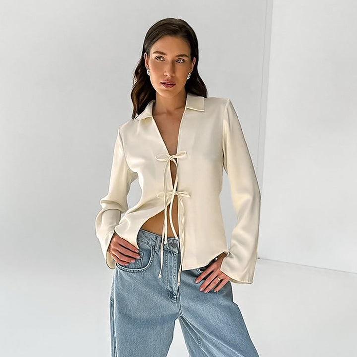 Monica Secrets | Satin Blouse