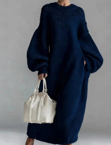 Monica Secrets | Elegant Casual Knitted Maxi Dress