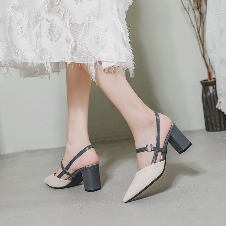 Monica Secrets | Leather Heels