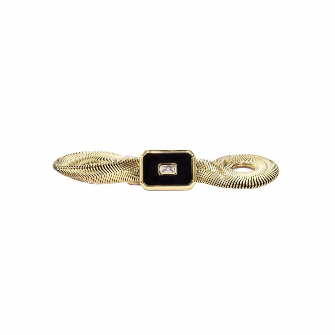 Chunky Chain & Herringbone Bracelets