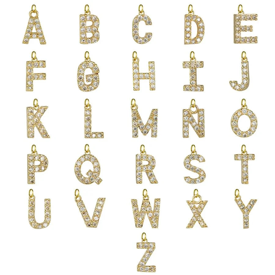 Classy Pearl Clasp Letter Initial Bracelets