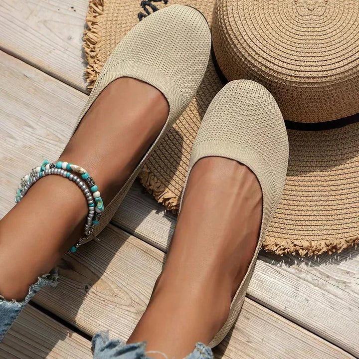 Seraphina | Knit Ballerina Flats