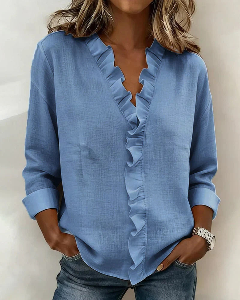 Elena | V-Neck Blouse